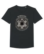 Funny Retro Vintage Star Wars Tricou mânecă scurtă guler larg Bărbat Skater