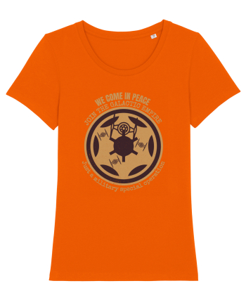 Funny Retro Vintage Star Wars Bright Orange