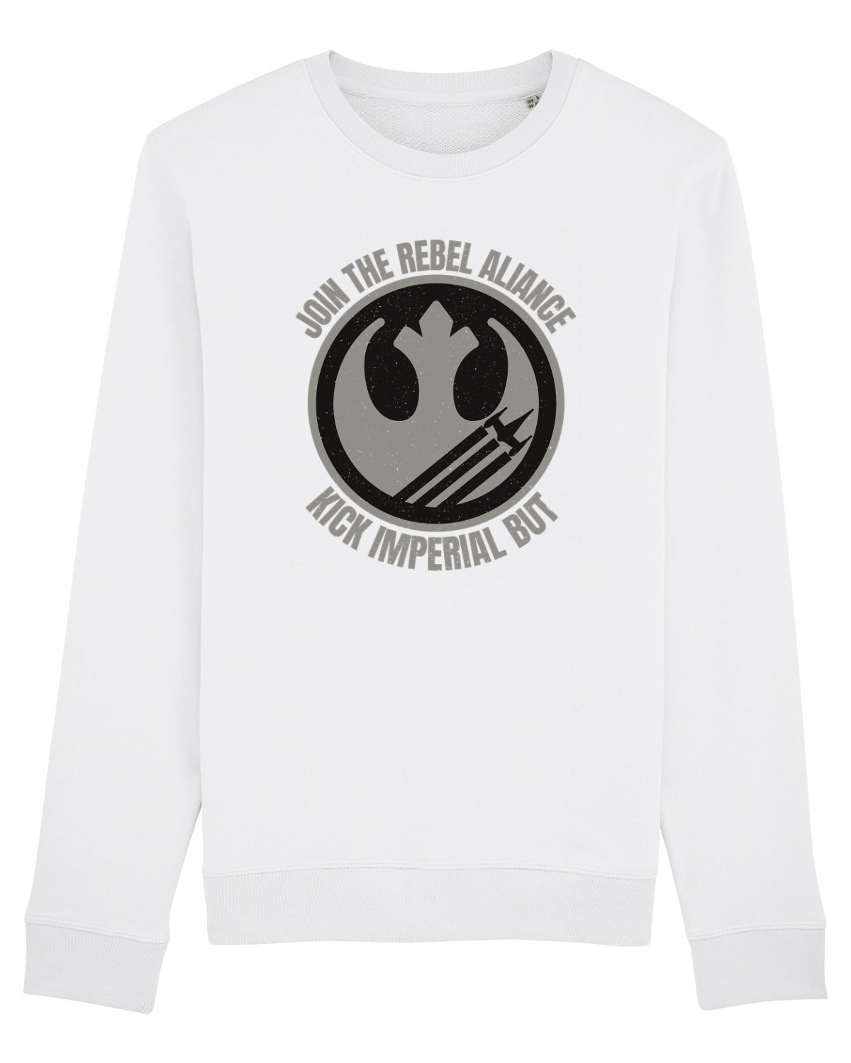 Bluză mânecă lungă Unisex Rise White