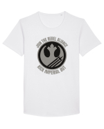 Funny Retro Vintage Star Wars Tricou mânecă scurtă guler larg Bărbat Skater