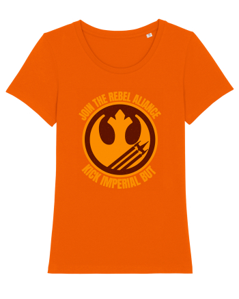 Funny Retro Vintage Star Wars Bright Orange