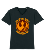 Funny Retro Vintage Star Wars Tricou mânecă scurtă guler V Bărbat Presenter