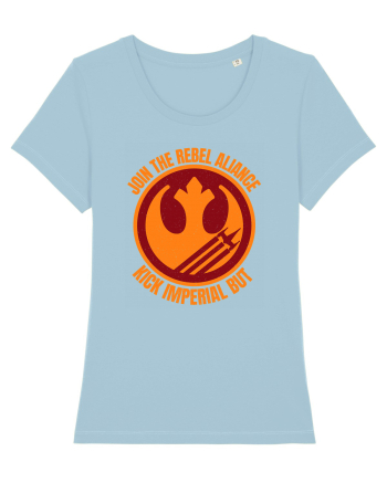 Funny Retro Vintage Star Wars Sky Blue