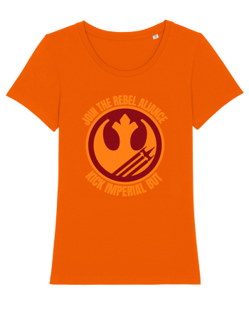 Funny Retro Vintage Star Wars Bright Orange