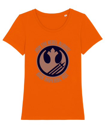 Funny Retro Vintage Star Wars Bright Orange