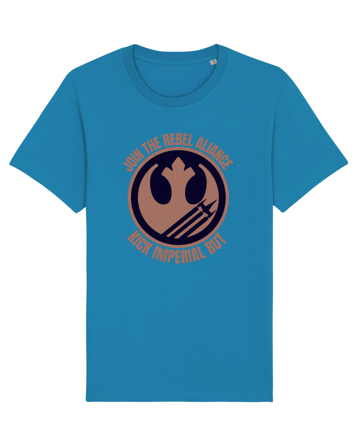 Tricou mânecă scurtă Unisex Rocker Azur