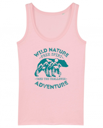 Mountain Bear Cotton Pink