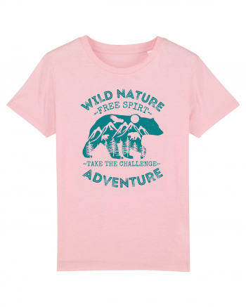 Mountain Bear Cotton Pink