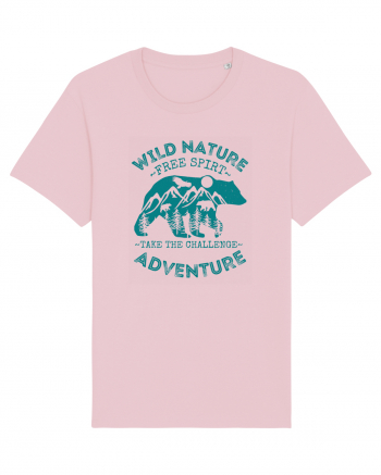 Mountain Bear Cotton Pink