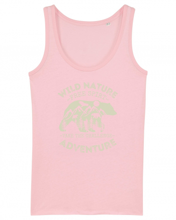 Mountain Bear Cotton Pink