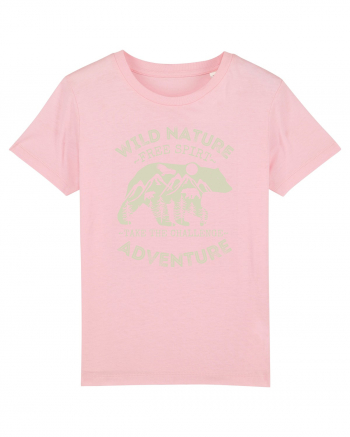 Mountain Bear Cotton Pink