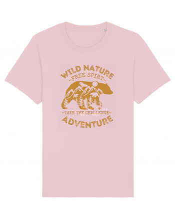 Mountain Bear Cotton Pink