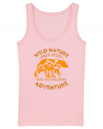 Mountain Bear Cotton Pink