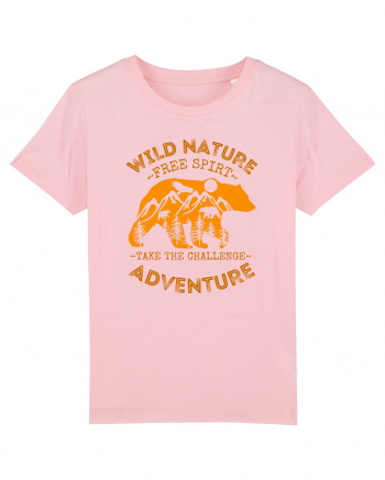 Mountain Bear Cotton Pink