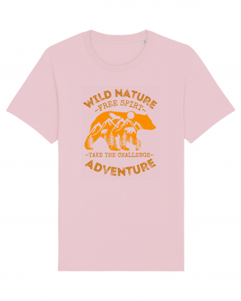 Mountain Bear Cotton Pink