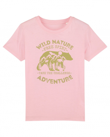 Mountain Bear Cotton Pink