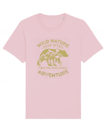 Mountain Bear Cotton Pink