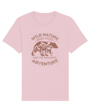 Mountain Bear Cotton Pink