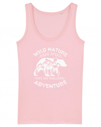 Mountain Bear Cotton Pink