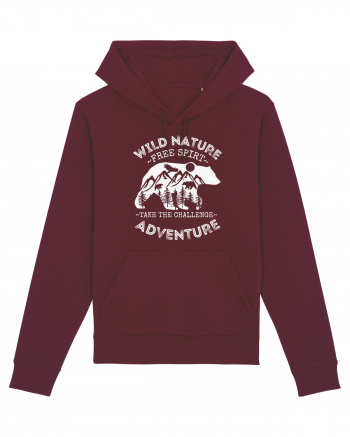 Mountain Bear Burgundy