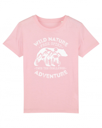 Mountain Bear Cotton Pink