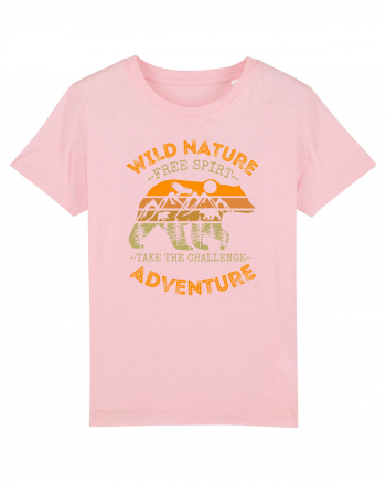 Mountain Bear Cotton Pink