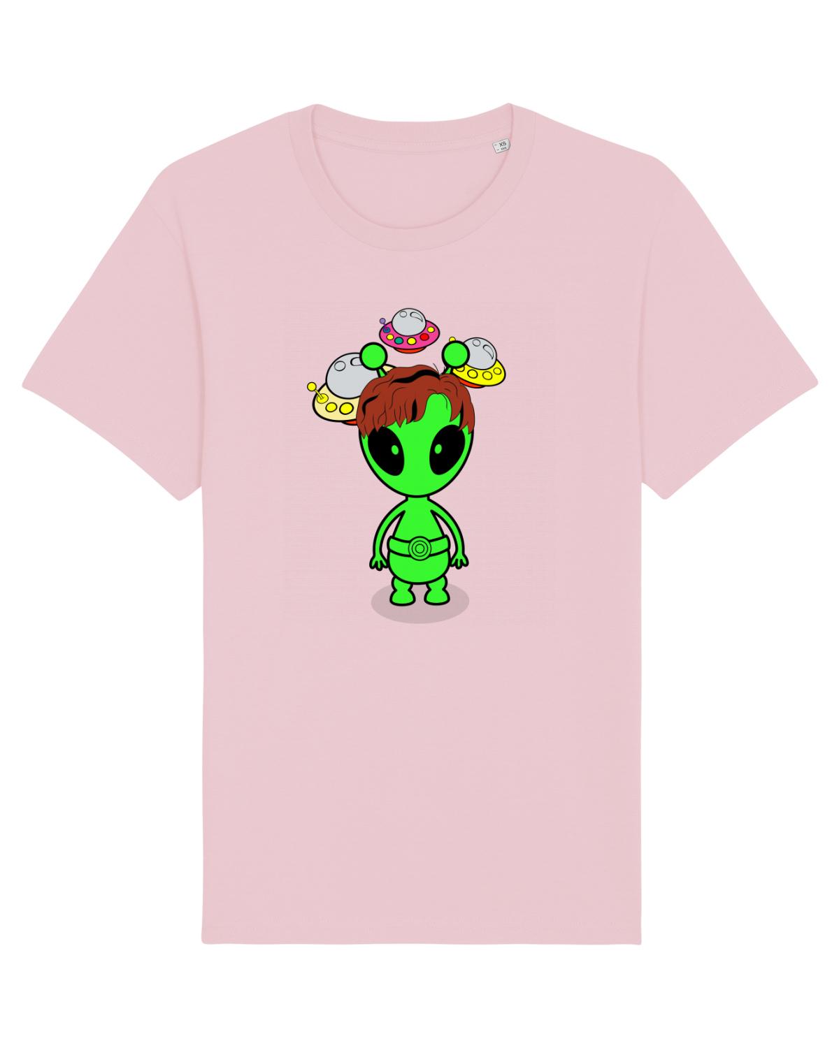 Tricou mânecă scurtă Unisex Rocker Cotton Pink