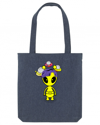 Kawaii Alien Midnight Blue