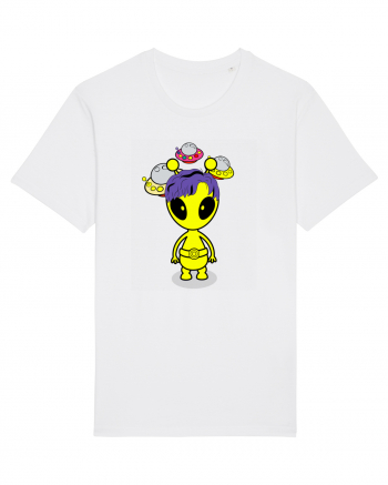 Kawaii Alien White