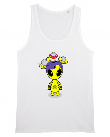 Kawaii Alien White