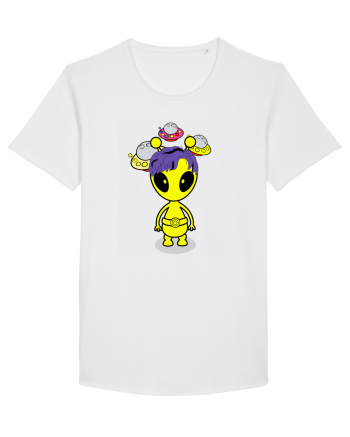 Kawaii Alien White