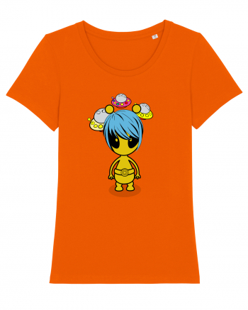 Kawaii Alien Bright Orange