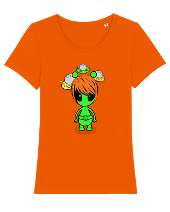 Kawaii Alien Bright Orange