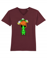 Kawaii Alien Tricou mânecă scurtă guler V Bărbat Presenter