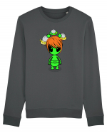 Kawaii Alien Bluză mânecă lungă Unisex Rise