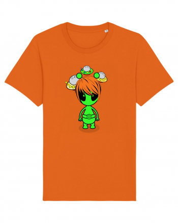 Kawaii Alien Bright Orange