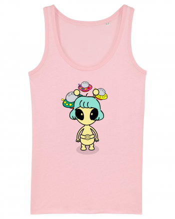 Kawaii Alien Cotton Pink