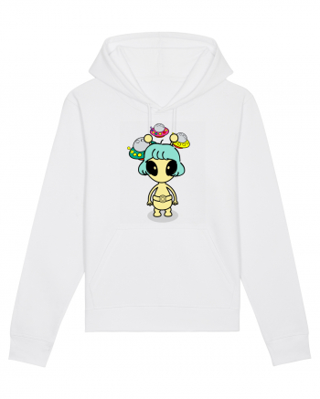 Kawaii Alien White