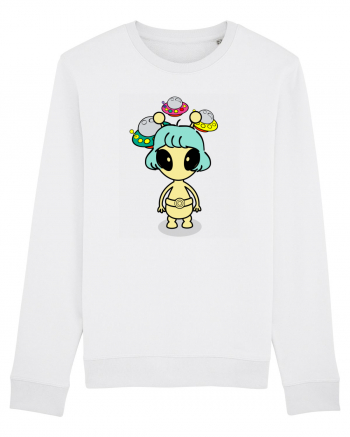 Kawaii Alien White