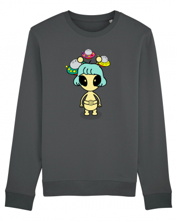 Kawaii Alien Anthracite