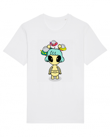 Kawaii Alien White