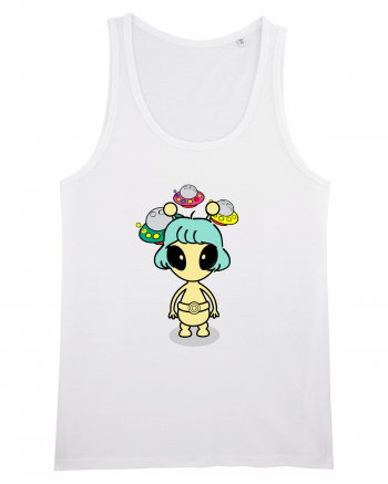 Kawaii Alien White