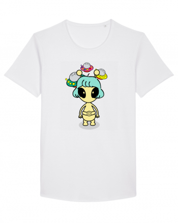 Kawaii Alien White