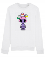 Kawaii Alien Bluză mânecă lungă Unisex Rise