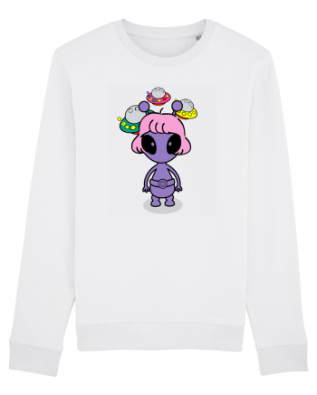 Kawaii Alien White