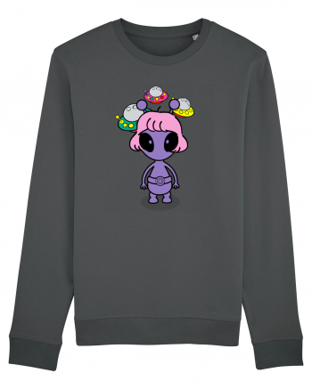 Kawaii Alien Anthracite