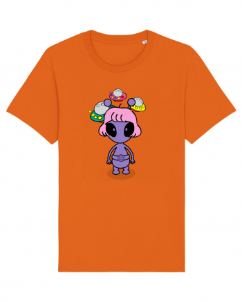 Kawaii Alien Bright Orange