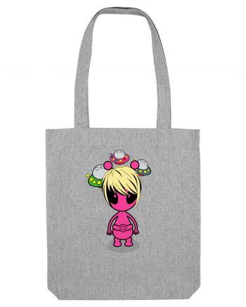 Kawaii Alien Heather Grey