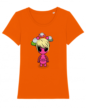 Kawaii Alien Bright Orange