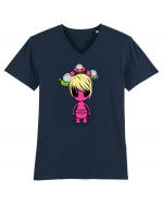 Kawaii Alien Tricou mânecă scurtă guler V Bărbat Presenter